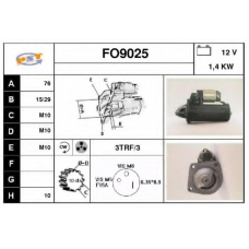 FO9025 SNRA Стартер