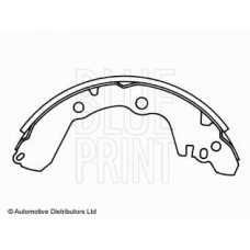 ADC44123 BLUE PRINT Комплект тормозных колодок