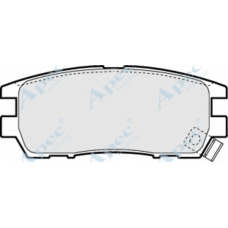 PAD794 APEC Комплект тормозных колодок, дисковый тормоз