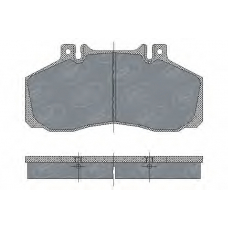 SP 230 PR SCT Комплект тормозных колодок, дисковый тормоз