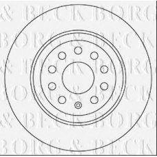 BBD5331 BORG & BECK Тормозной диск