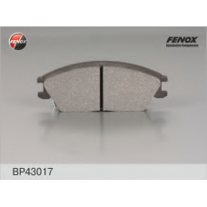 BP43017 FENOX Комплект тормозных колодок, дисковый тормоз