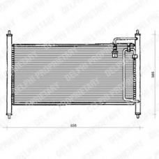 TSP0225129 DELPHI Конденсатор, кондиционер