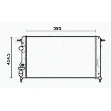 RM0245 EQUAL QUALITY Радиатор, охлаждение двигателя