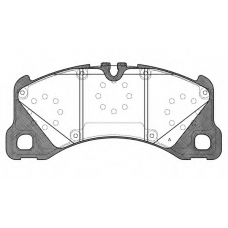 BPA1345.40 OPEN PARTS Комплект тормозных колодок, дисковый тормоз