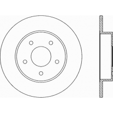 BDR2046.10 OPEN PARTS Тормозной диск