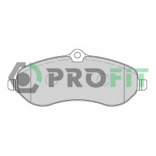 5000-1771 PROFIT Комплект тормозных колодок, дисковый тормоз