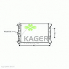 31-1169 KAGER Радиатор, охлаждение двигателя