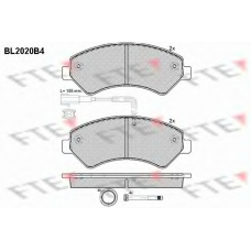 BL2020B4 FTE Комплект тормозных колодок, дисковый тормоз