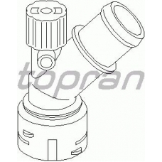 111 243 TOPRAN Фланец охлаждающей жидкости