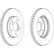 DDF829-1 FERODO Тормозной диск