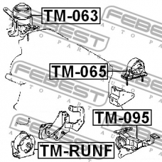 TM-RUNF FEBEST Подвеска, двигатель