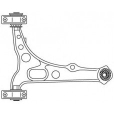 1718 FRAP Рычаг независимой подвески колеса, подвеска колеса