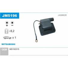 JM5196 JANMOR Катушка зажигания