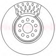 562328B BENDIX Тормозной диск