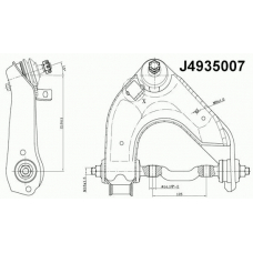 J4935007 NIPPARTS Рычаг независимой подвески колеса, подвеска колеса