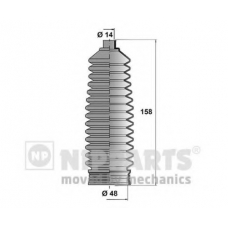 J2840302 NIPPARTS Комплект пылника, рулевое управление