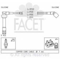 4.9921 FACET Комплект проводов зажигания