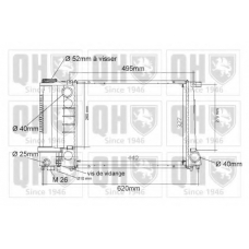 QER1019 QUINTON HAZELL Радиатор, охлаждение двигателя