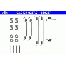 03.0137-9257.2 ATE Комплектующие, тормозная колодка