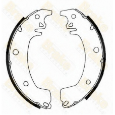 SH1154 BRAKE ENGINEERING Комплект тормозных колодок