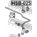 HSB-025 FEBEST Опора, стабилизатор