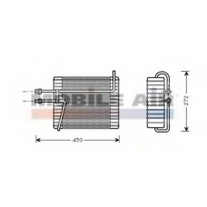 5900V026 VAN WEZEL Испаритель, кондиционер