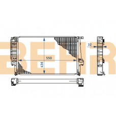 2109056 BEHR Radiator