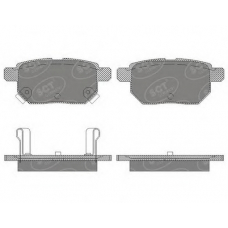 SP 659 PR SCT Комплект тормозных колодок, дисковый тормоз