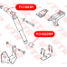 FO1003R VTR Втулка амортизатора задней подвески, верхняя