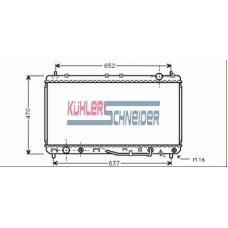 3219701 KUHLER SCHNEIDER Радиатор, охлаждение двигател