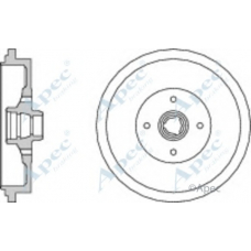 DRM9702 APEC Тормозной барабан