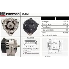 DRB2590 DELCO REMY Генератор