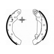GS8646 TRW Комплект тормозных колодок