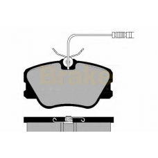 PA532 BRAKE ENGINEERING Комплект тормозных колодок, дисковый тормоз