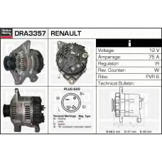 DRA3357 DELCO REMY Генератор