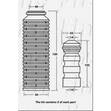 FPK7087 FIRST LINE Пылезащитный комплект, амортизатор