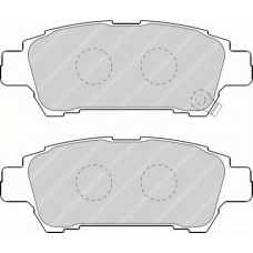 FDB1530 FERODO Комплект тормозных колодок, дисковый тормоз