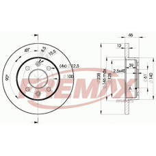 BD-4286 FREMAX Тормозной диск