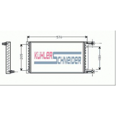 2120701 KUHLER SCHNEIDER Конденсатор, кондиционер