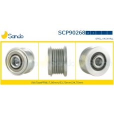 SCP90268.1 SANDO Ременный шкив, генератор