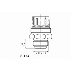 8.134.10 BEHR Термовыключатель, вентилятор радиатора
