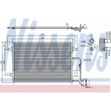 94592 NISSENS Конденсатор, кондиционер