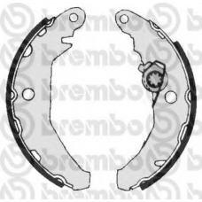 S 24 510 BREMBO Комплект тормозных колодок