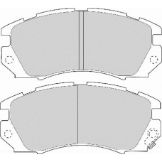 FD6683A NECTO Комплект тормозных колодок, дисковый тормоз