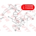 FO5005M VTR Подушка двигателя левая