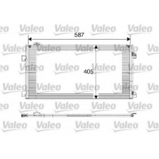 817646 VALEO Конденсатор, кондиционер