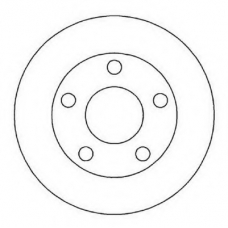 562005BC BENDIX Тормозной диск