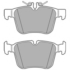 LP2763 DELPHI Комплект тормозных колодок, дисковый тормоз