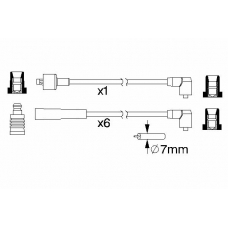 0 986 357 087 BOSCH Комплект проводов зажигания